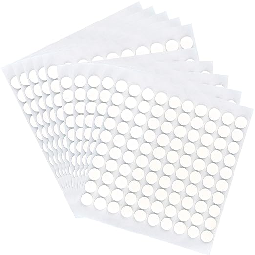 Pistha 10 Sheet Foam Round Dots Double-Sided Adhesive 3D Craft Foam Tape by Pistha