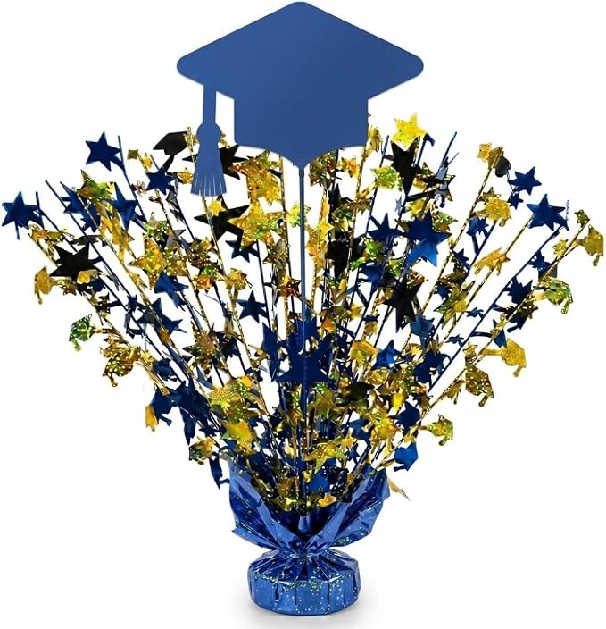PMU Graduation Centerpieces for Table 2026, Grad Balloon Weight Centerpiece by PMU