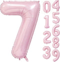 40 Inch Pink Number 7 Foil Balloon by Unknown