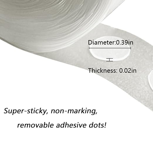 LMJIA 300PC Balloon Adhesive Dots, Removable Double Sided Adhesive Dots - Image 2