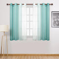 DWCN Ombre Short Sheer Curtains by DWCN