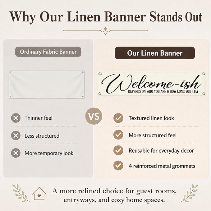 Welcome Decor Banner, Long Wall Banner - Image 4