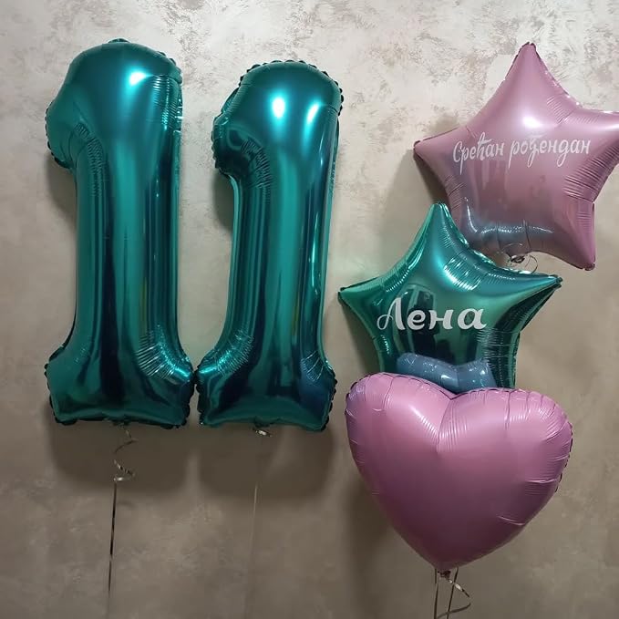 Nile Blue Number 0 Balloon 40 Inch - Image 8