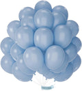 PartyWoo Dusty Blue Balloons 50pcs Slate Blue Boho Neutral Color | 12 Inch by PartyWoo
