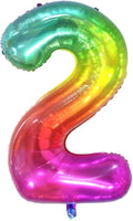40 inch digital balloon, number 2, Jelly Color by TNCDJKPA
