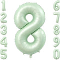 Olive Green Number 8 Balloon 40 Inch, Focal Prop by Unknown