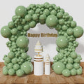 Sage Green Balloon Arch Kit 111Pcs 18 12 5 Inch Latex Party Balloons Garland by Kawkalsh