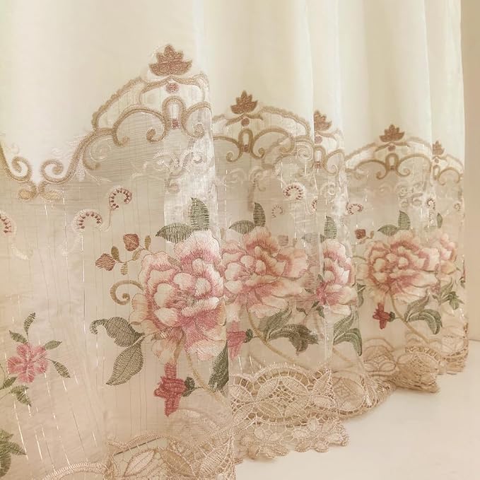 Luxury Embroidered Cloth Curtain - Image 4