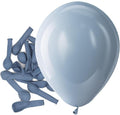 Bezente Dusty Blue Latex Matte Party Balloons 150 Pack 5 inch Small | Haze Blue by Bezente