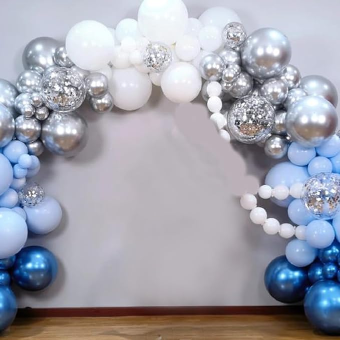 Jobkoo Blue and White Balloons - Image 3