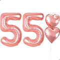 40 inch Rose Gold Birthday Balloons by Unknown