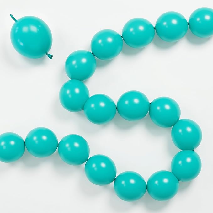 Teal Blue Linking Balloons, Tails Balloon by Govpy