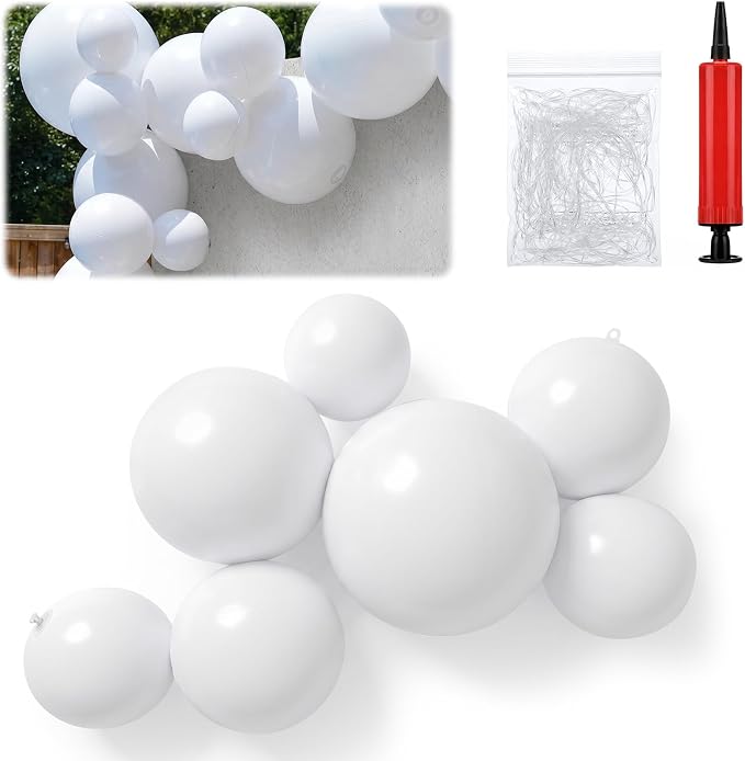 1 Set Reusable Inflatable Balloon Garland Arch Kit, Birthday Wedding Baby by Resholder