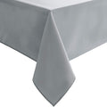 Hiasan Silver Grey Rectangle Tablecloth - Waterproof and Spillproof Washable Fabric Table Cloth for Dining Room Kitchen Party and Outdoor, 30 x 60 Inch