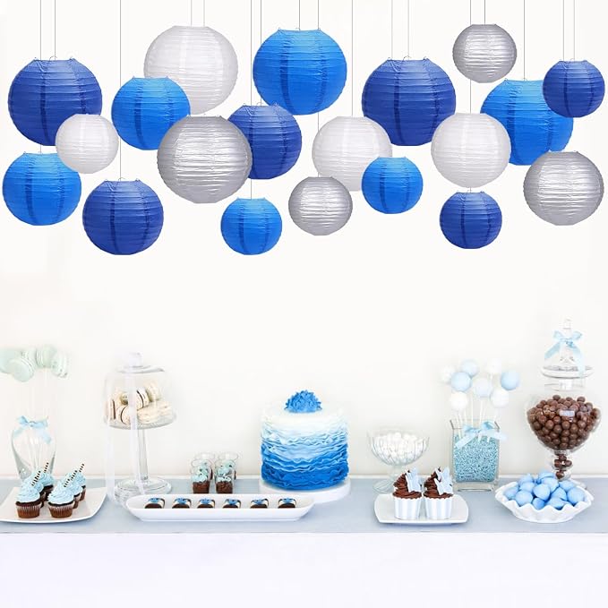 Paper Lanterns Party Decorations, Hanging Round Chinese Lanterns - Image 7