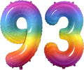 Number 93 Balloons for 93rd Birthday Party Decorations, 0-100 Large No.93 by Joycard