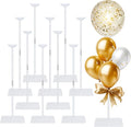 10 Pack 24 Inch Reusable Acrylic Balloon Stand Kit by TOCEMEI