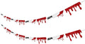 Glitter Knife Blood Drop Banner by Vofrise