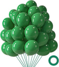 LOVESTOWN 110 PCS Dark Green Balloons, 12 Inch Bright Dark Green Latex | by Lovestown