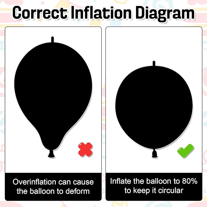 Black Gold Link Balloons - Image 3