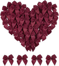 100 Pcs Mini Bows + 100 Glue Dots, by GAJILON