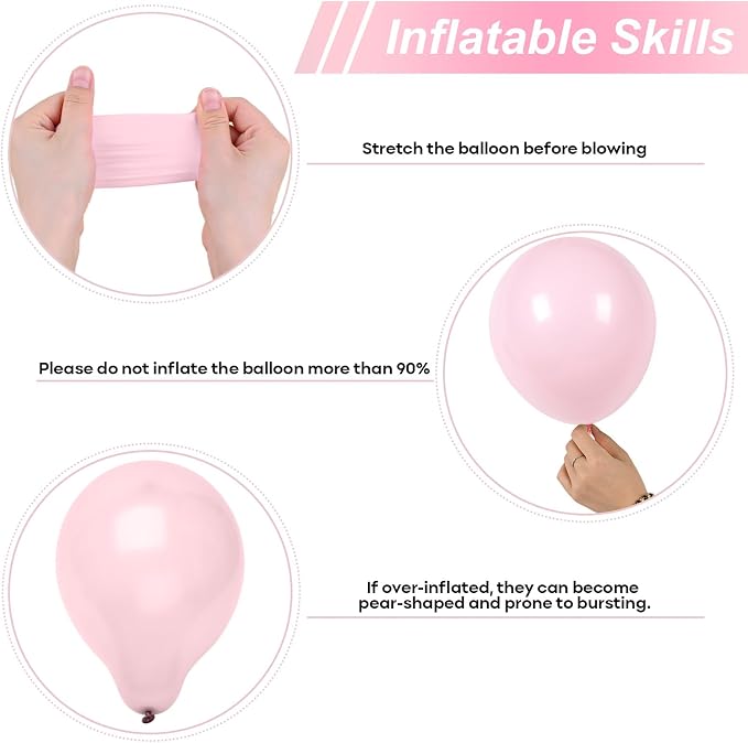 Jobkoo Pink and Orange Balloons 12 Inch Sunset Coral Orange Hot Pink Tropical - Image 7