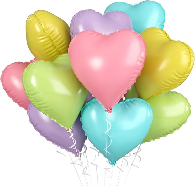 Biapian Pastel Heart Balloons by BIAPIAN
