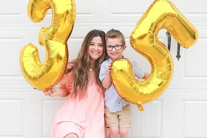 Gold Number 13 Balloon 40 Inch, 13th Birthday Party Decorations Men Women | - Image 7