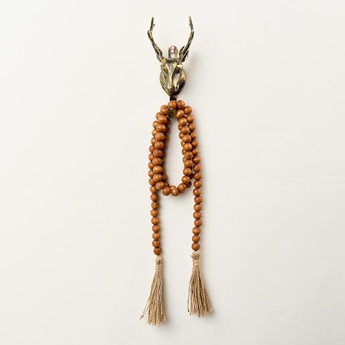 OMISHE 59in Wood Bead Garland - Image 6