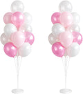 Clear Pink Balloon Column Stand Kit by Tosuced