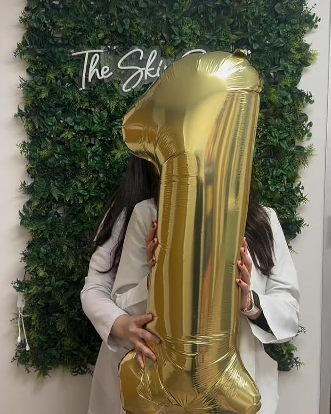 Champagne Gold Number 8 Balloon 40 Inch - Image 7