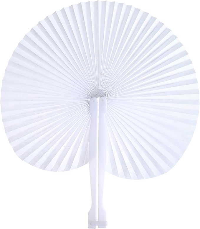 Yaegoo 60 PCS Folding Paper Fans, Folding Handheld Fans - Image 9