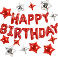 TONIFUL 35Pcs Red Birthday Decorations Kit 16 Inch Happy Birthday Balloon | 16 by TONIFUL
