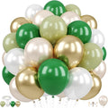 Green and Gold Balloons by FEYG