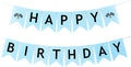 Race Car Birthday Banner, Pre-Strung Checkered Flag Decorations by GALASET