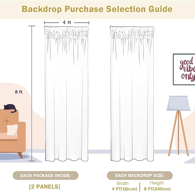 4×8FT-2PCS Black Silver Sequin Backdrop Curtains Panels, Photography Backdrop - Image 6