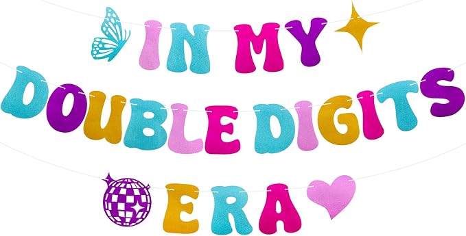 In My Double Digits Era Birthday Banner by VOVII