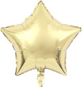 Champagne Gold Star Balloons 18 Inch by VHUWE