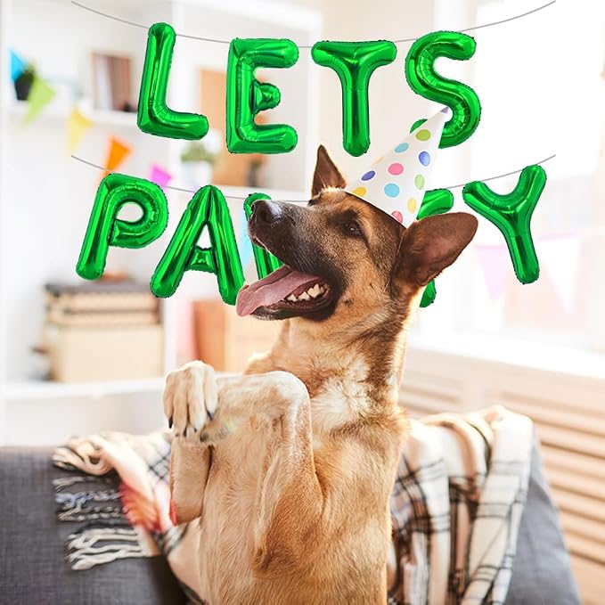 TONIFUL Green Letter Balloons 2 Set 16 Inch A-Z Custom Alphabet Banner | 52 Pcs - Image 5