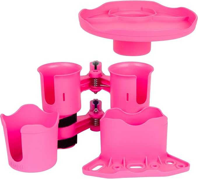 Patented Clamp On Boat Cup Holder |Multifunction Dual Drink Caddy - Image 7