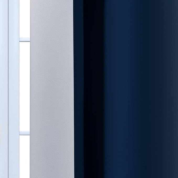 Yakamok Ombre Curtains Blue and Greyish White - Image 6