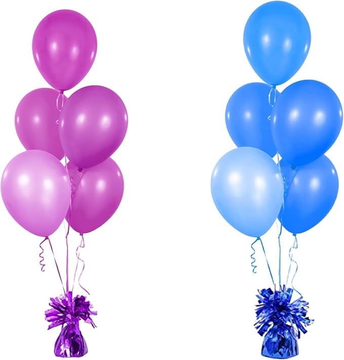 Chochkees 6-Count Silver Metallic Balloon Weights, Birthday Party Favors - Image 9