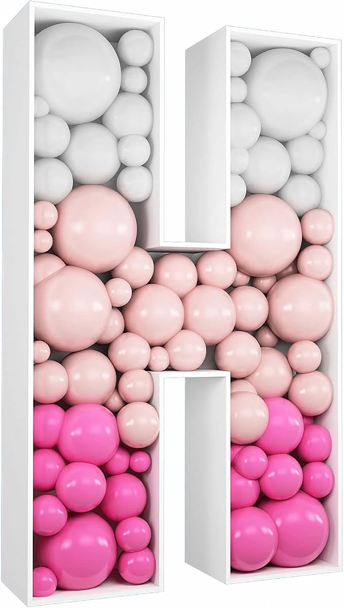 3FT Tall Mosaic Balloon Frame Letters Big Marquee Light Up Letters DIY Kit by JW+Passion+-+Premium+Quality%2C+Made+With+Passion