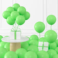 12 Inch Light Green Balloons, 3.2g/100 Pcs Thick Balloons, Matte Latex Balloons by KALOR