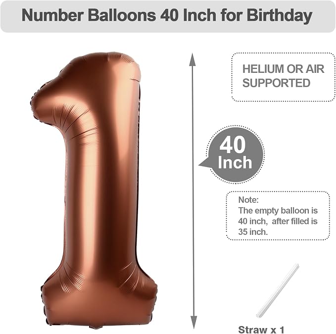 Number 0 Balloons 40 Inch Balloon - Image 5