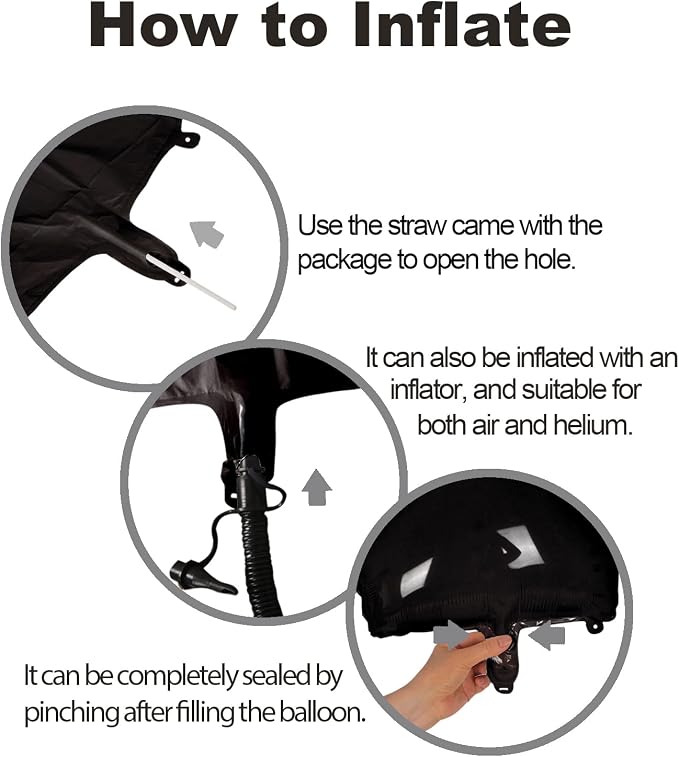 Race Car 40 Inch Black 10 Big Balloon Number Large Helium 0-9 | Track Giant - Image 2
