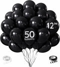 ZENO Black Balloons 50pcs 12 Inch Helium Grade Latex Balloons by Unknown