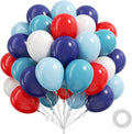 60pcs Red White and Blue Balloons 12inch by Unknown