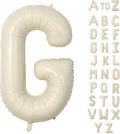 Biapian 40 Inch Giant Cream G Foil Balloon by BIAPIAN