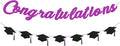 Congratulations Banner Pre-Strung Grad Cap Banner Graduation Decorations 2026 2 by Unknown